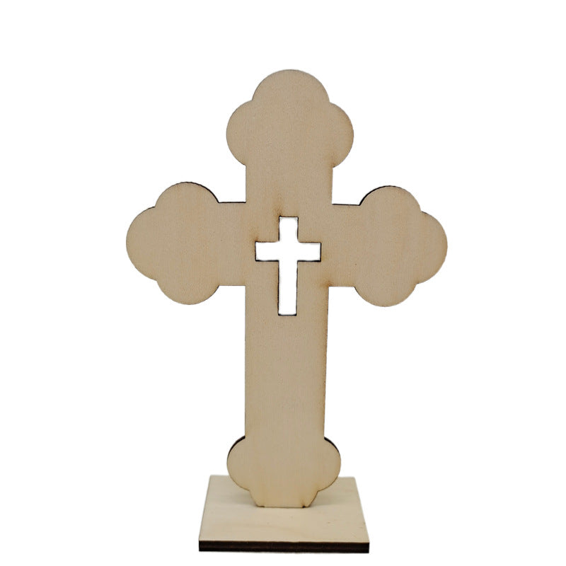 Wholesale of Wooden Cross Ornaments